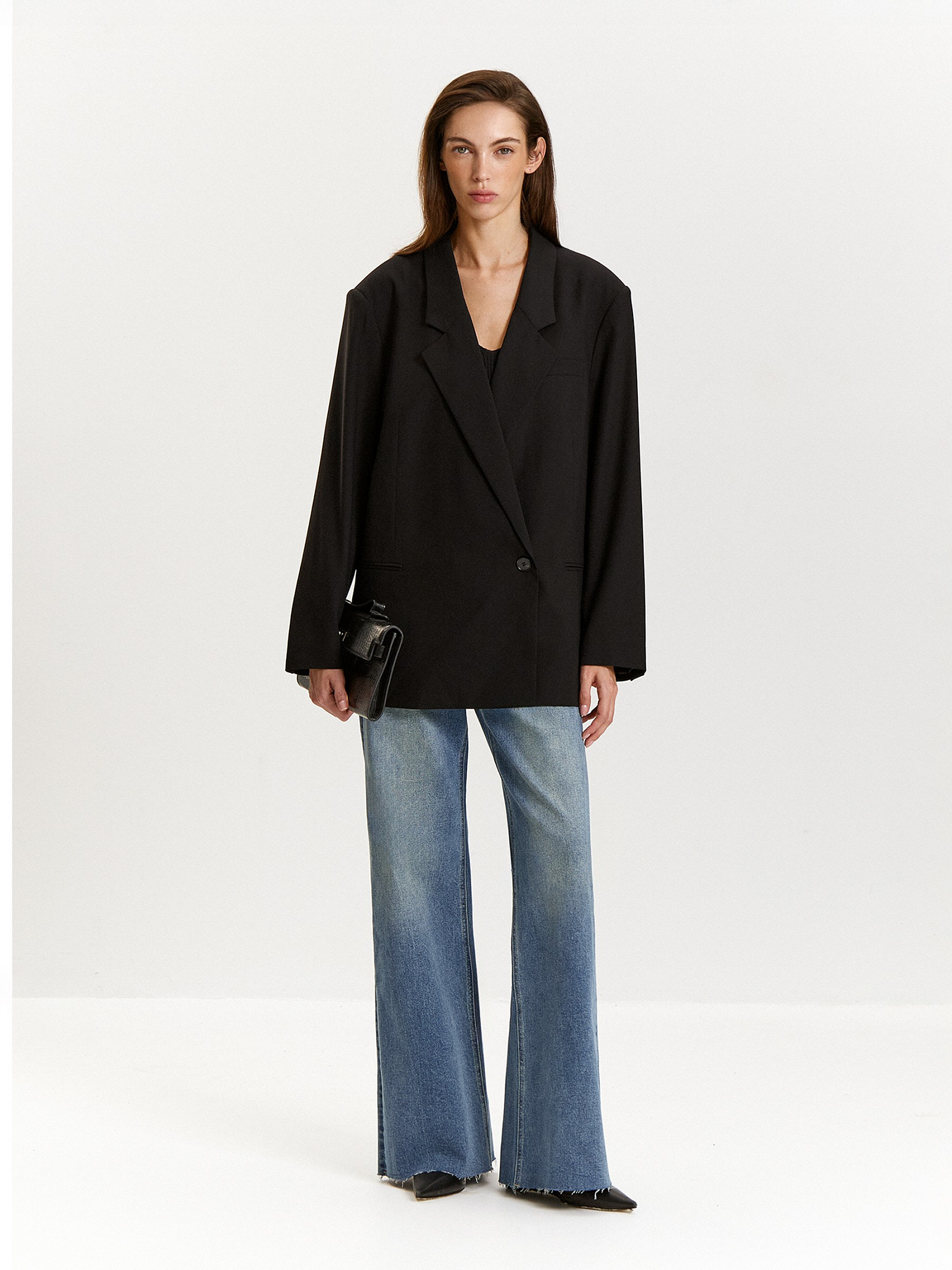 Жакет прямого кроя